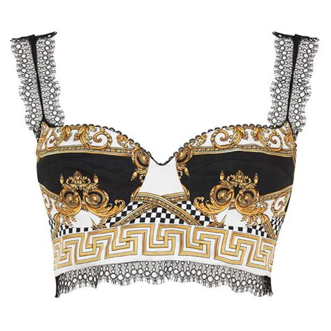 versace jersey bralette|versace bralette outfit.